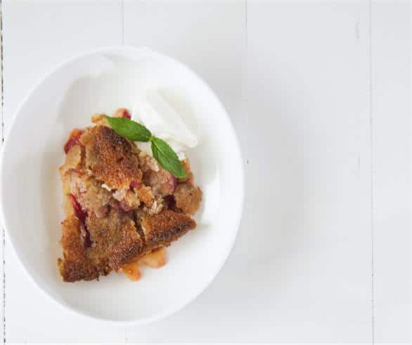 Plum Crumble Cake