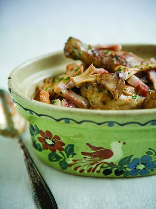 Chapon au Riesling