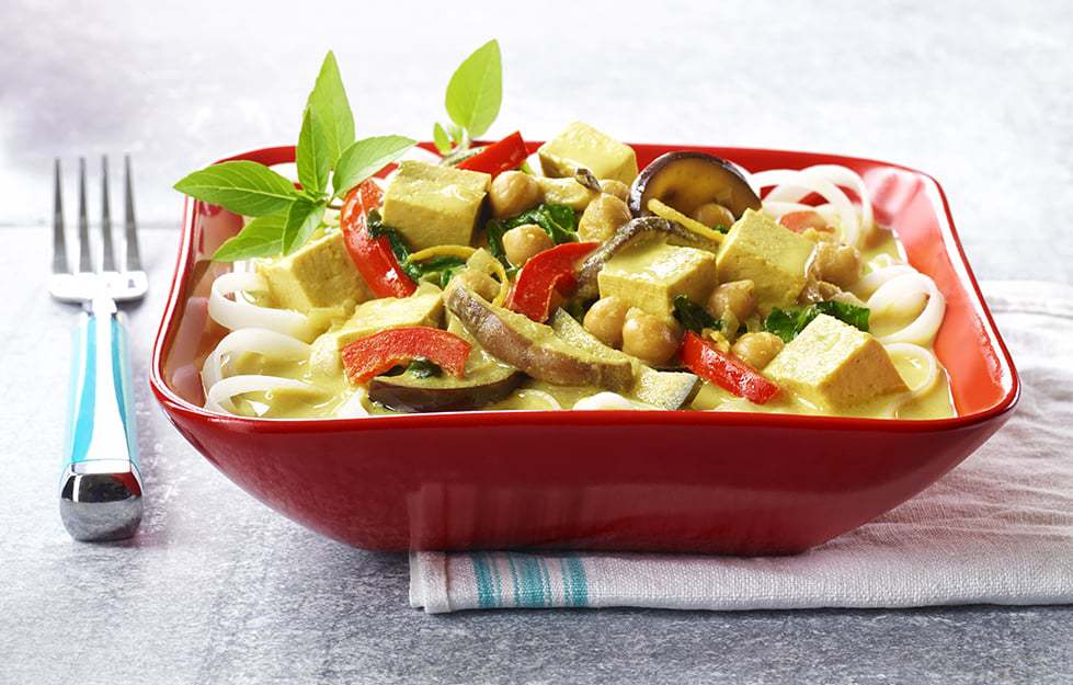 Lean Green Curried Tofu