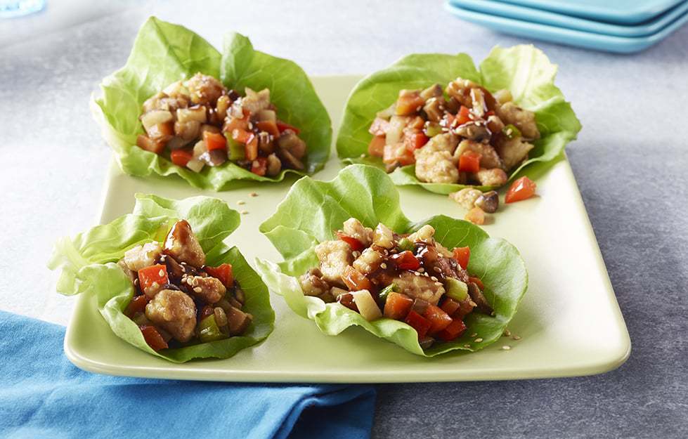 Lettuce Cups with Hoisin Chicken
