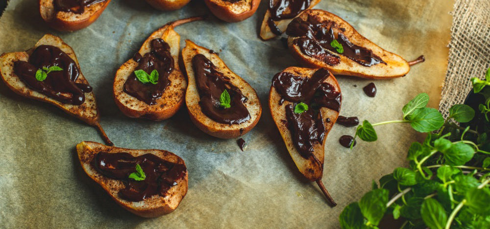 Baked Chocolate Pears