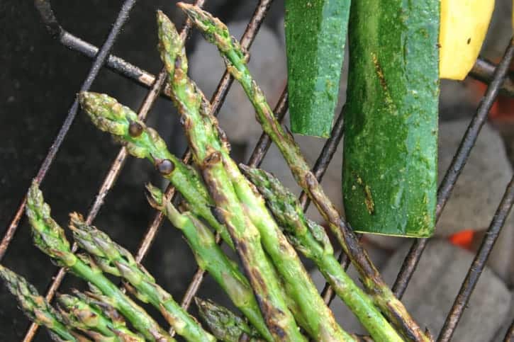 Asparagus Salad with Sieved Egg and Garlicky Bread Crumbs