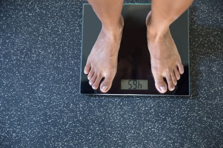 Lose weight with digital scales