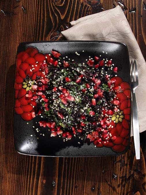 Triple Kale Crunch Salad