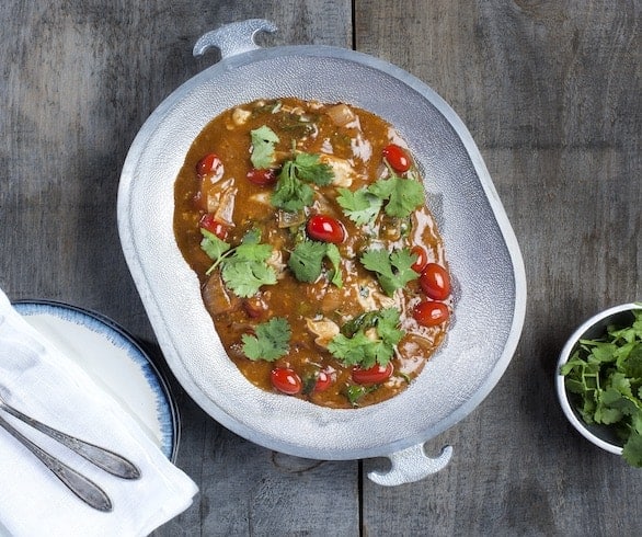 Rice Milk Curried Baked Fish