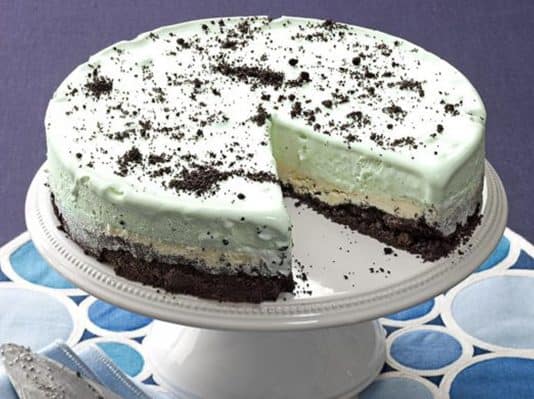Frozen Grasshopper Torte
