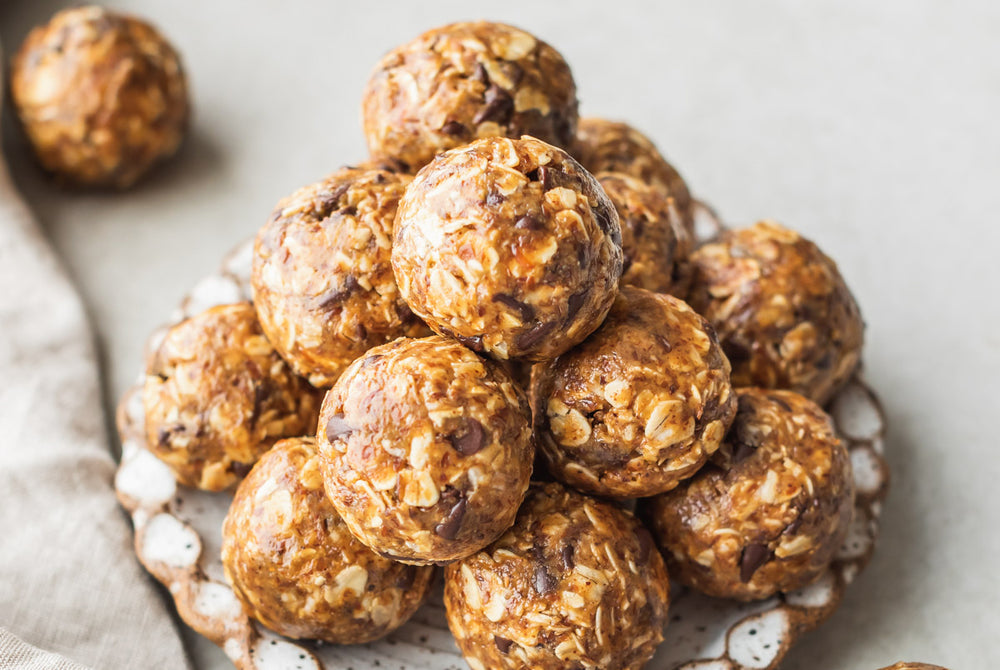 Almond Hazelnut Butter Energy Balls