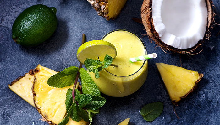 Pineapple, Coconut and Chia juice