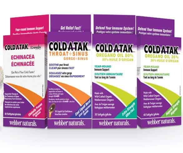 Don’t Let Your Cold Slow You Down, Use Webber Naturals Cold-A-Tak