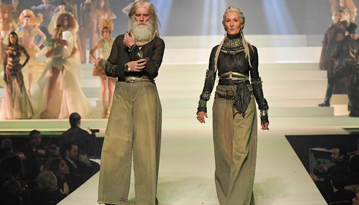 Fashion Santa Closes Jean-Paul Gaultier’s Runway Show
