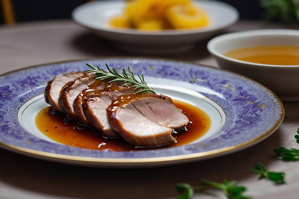 Lavender and Honey Glazed Duck