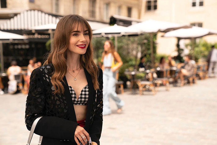 Parisian, Disruptive Diamond brand, Messika was spotted on Emily Cooper in season 3