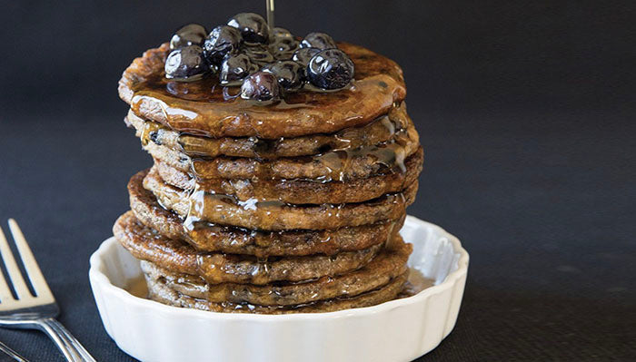 Blueberry Tofu Pancakes