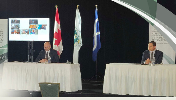 The government of Canada introduces legislation respecting the United Nations Declaration on the Rights of Indigenous Peoples