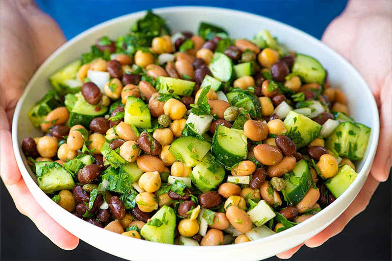 The Dense Bean Salad Everyone Is Obsessed With—And This Vegan Version Might Be the Best One Yet