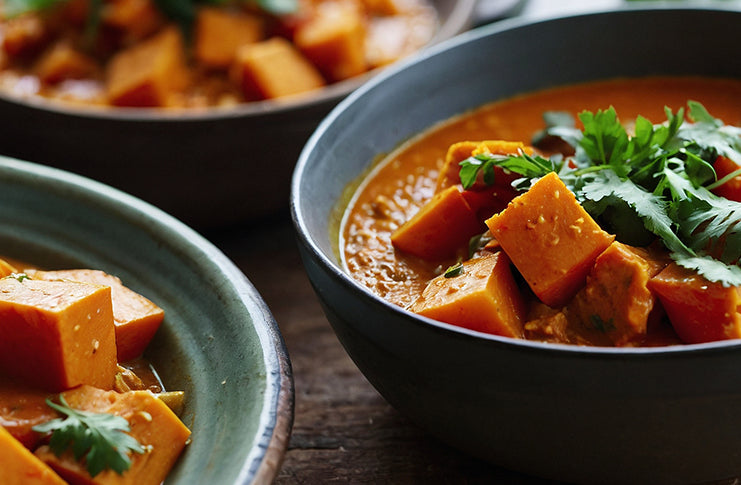 The Ultimate Comfort Food: Tomato & Sweet Potato Coconut Curry