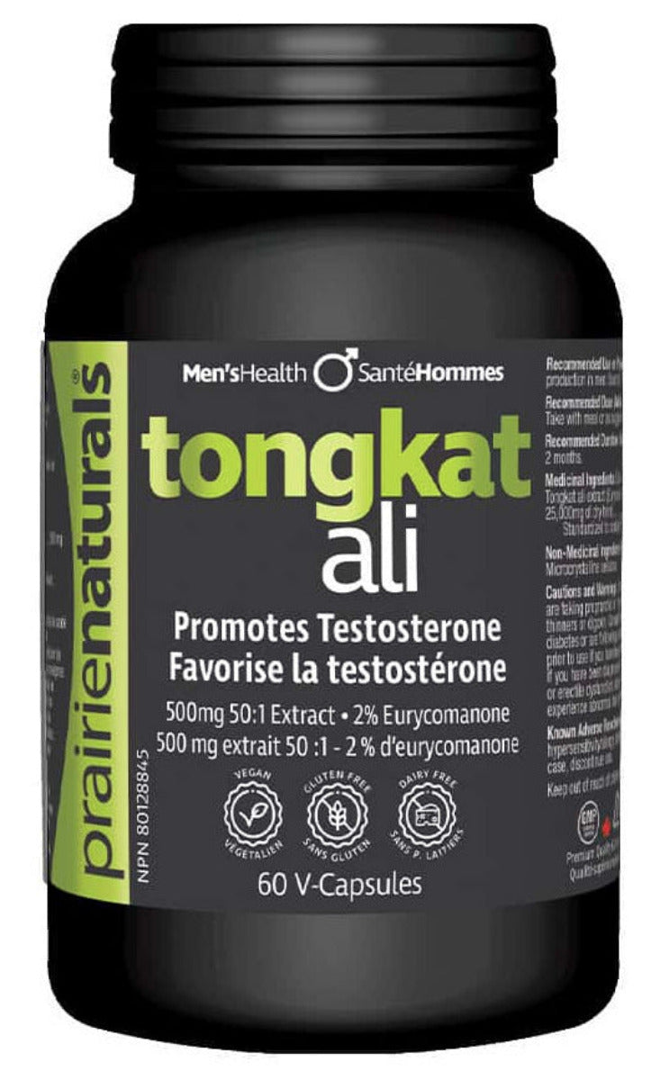 PRAIRIE NATURALS Tongkat Ali 50:1 (500 mg - 60 v caps)