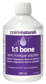 PRAIRIE NATURALS Ionic Bone Solution 1:1 (500 ml)