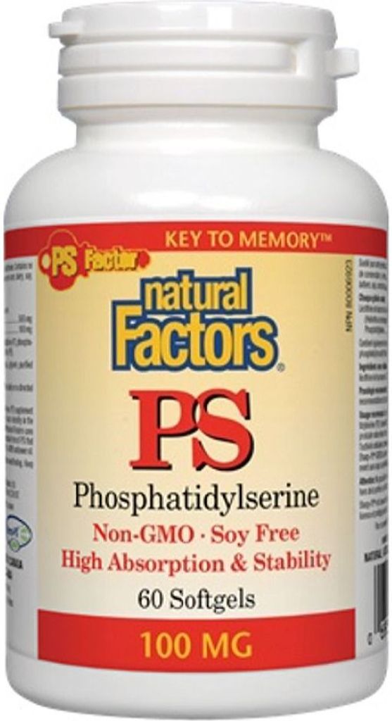 NATURAL FACTORS PS - Phosphatidylserine  60 Veggie Capsule