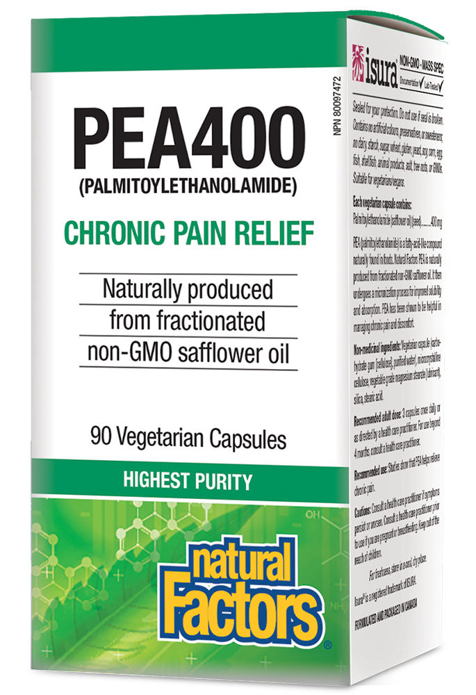 NATURAL FACTORS PEA 400 (90 veg caps)
