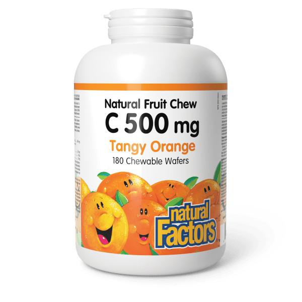 NATURAL FACTORS Vitamin C Orange (500 mg - 180 chews)