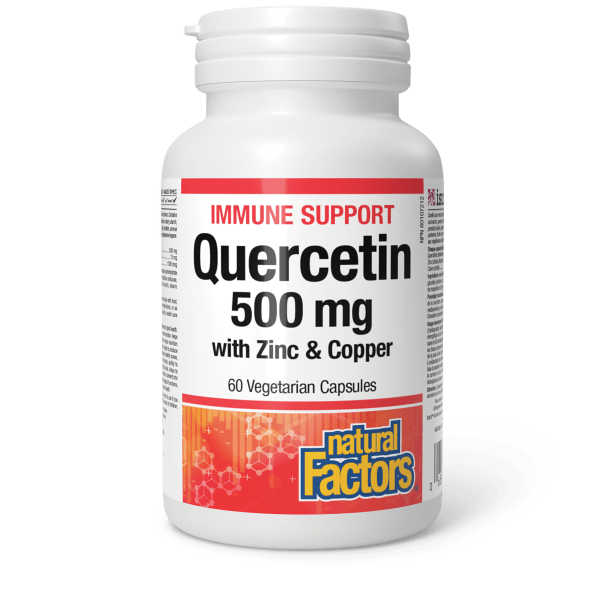 NATURAL FACTORS Quercetin (500 mg - 60 veg caps)