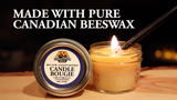 Dutchman's Gold Beeswax Candle Mason Jar