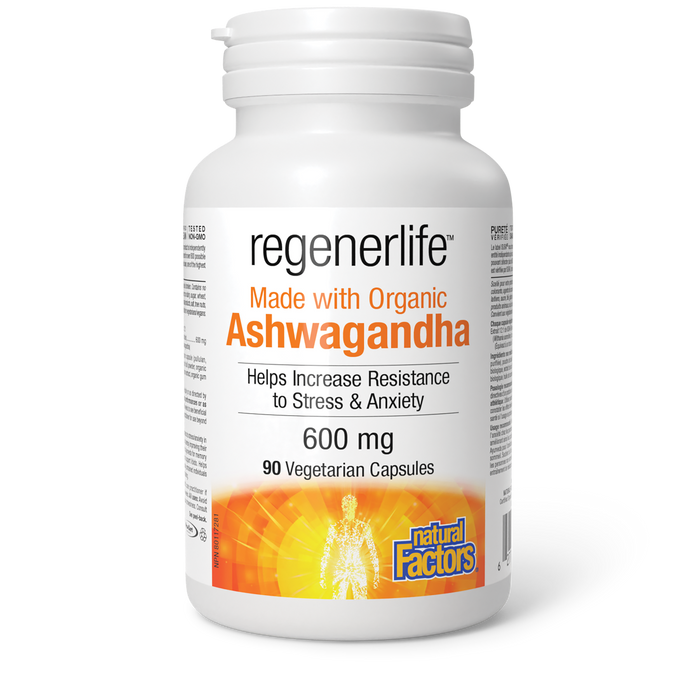 REGENERLIFE Ashwagandha 600 mg 90 vegetarian caps