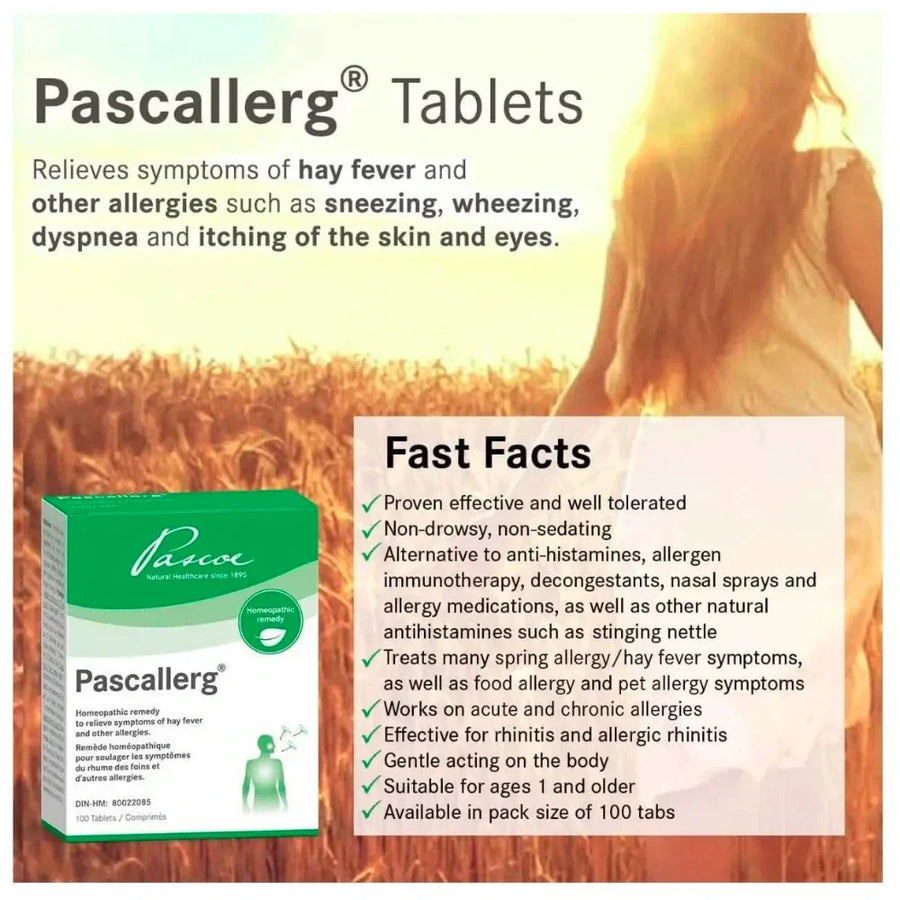 PASCOE Pascallerg, 100 Tablets.