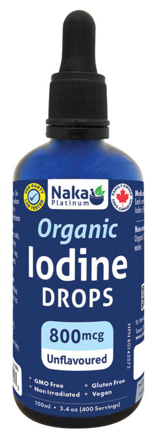 NAKA PLATINUM Organic Iodine Drops (100ml)