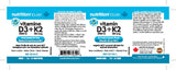 NUTRITION HOUSE Vitamin D3+K2 , Bonus 120 +30 Softgels