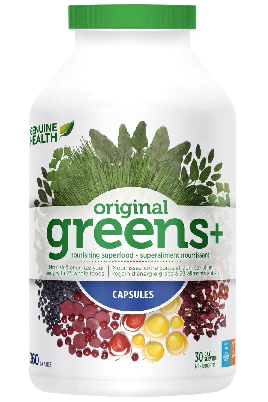 GENUINE HEALTH Greens+ (Original - 360 Caps) Short Dated