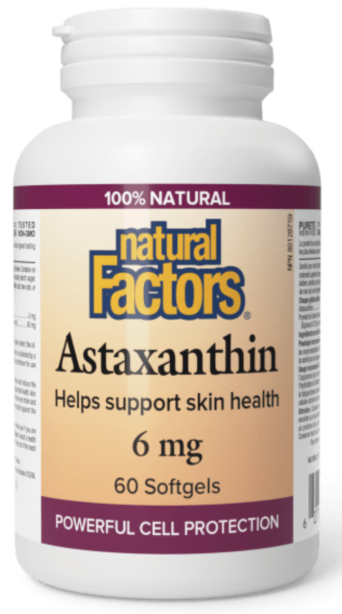 NATURAL FACTORS Astaxanthin (6 mg - 60 sgels)
