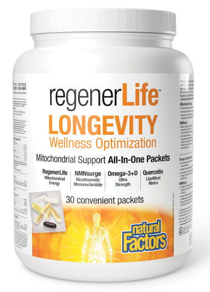 NATURAL FACTORS Regenerlife Longevity (30 packets)