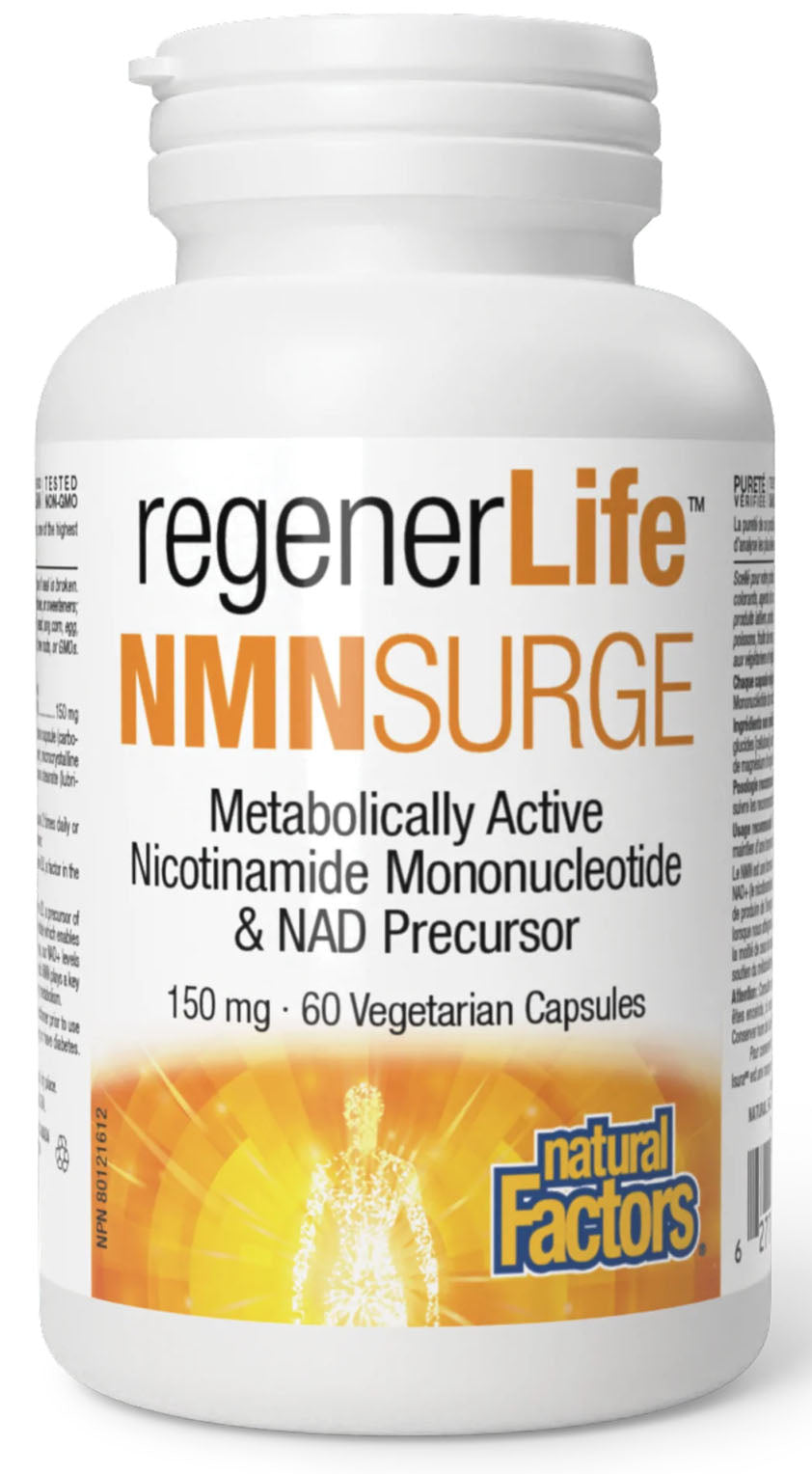 NATURAL FACTORS Regenerlife NMNSurge (150 mg - 60 veg capss)