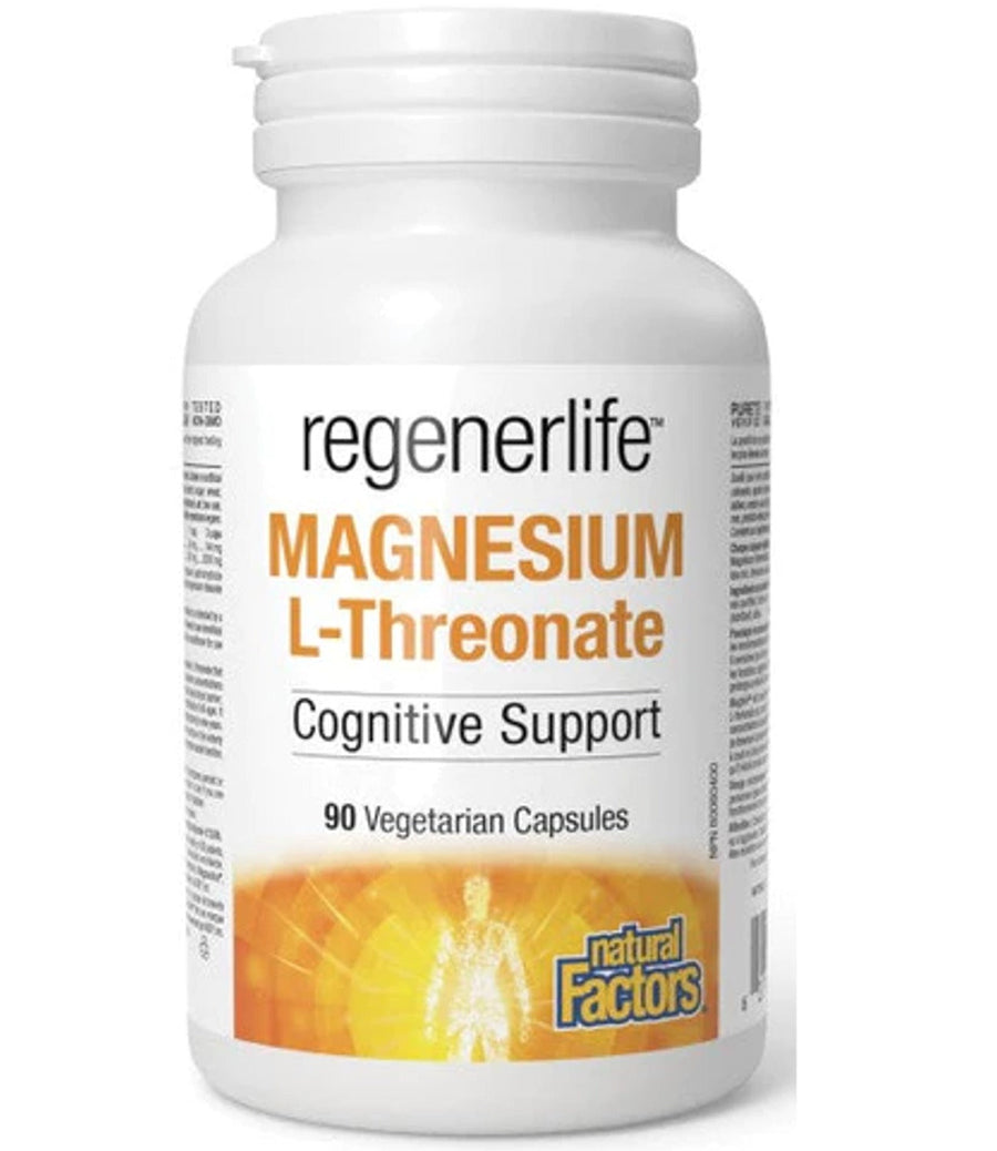 NATURAL FACTORS Regenerlife Magnesium L-Threonate (667 mg - 90 veg caps)