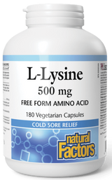 NATURAL FACTORS L-Lysine (500 mg)