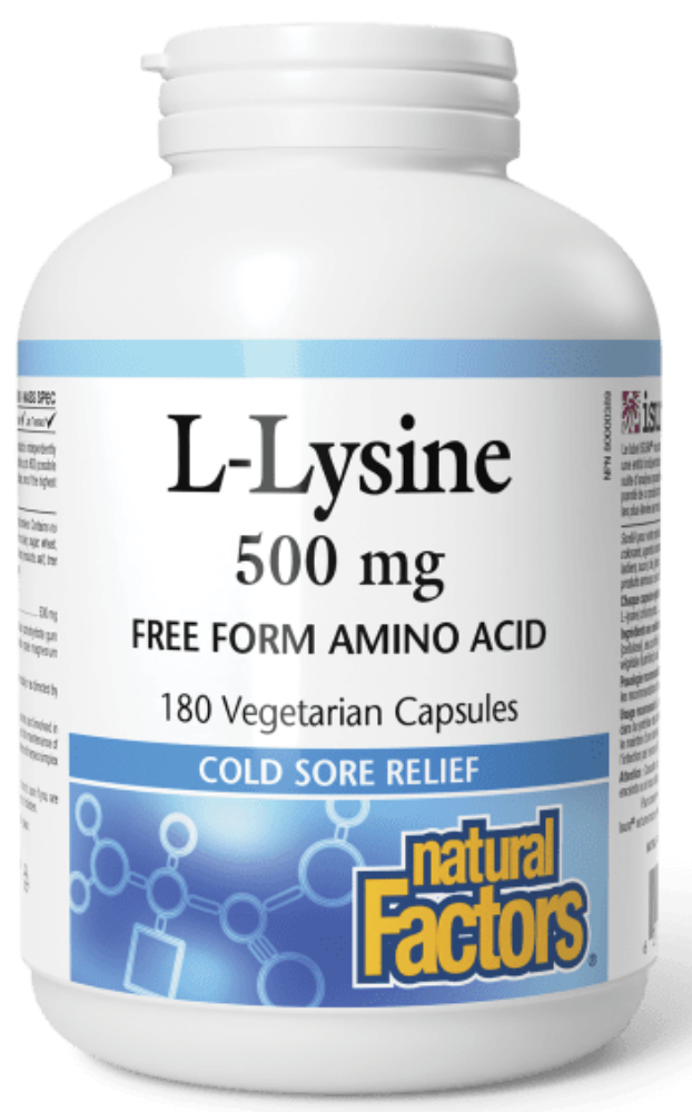 NATURAL FACTORS L-Lysine (500 mg)