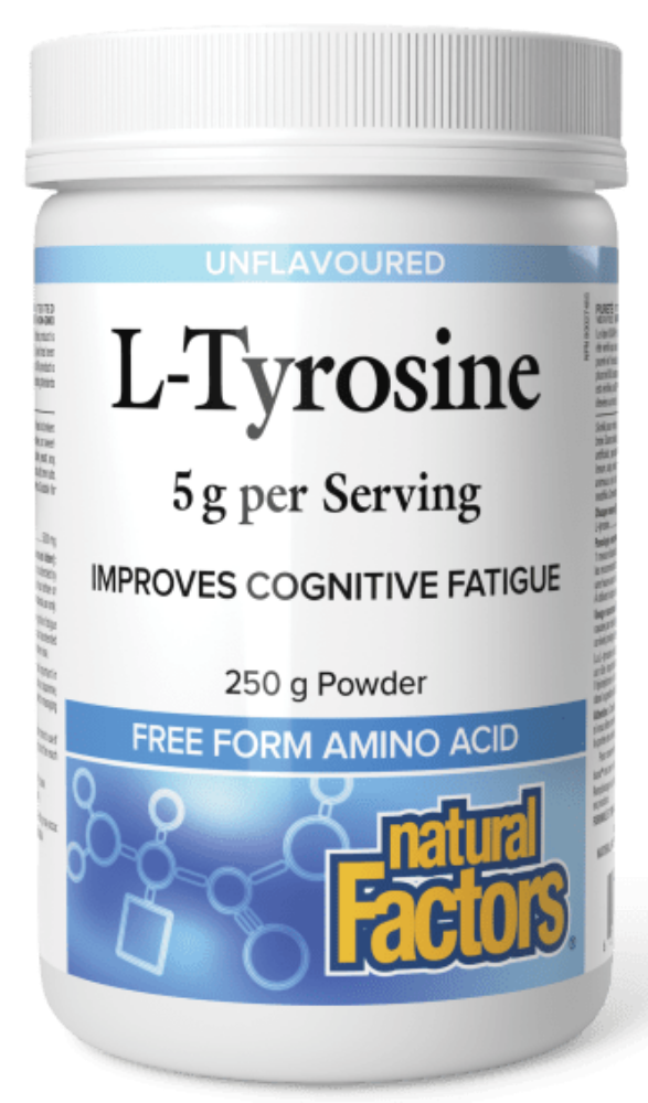 NATURAL FACTORS L-Tyrosine (5 g - 250 g)