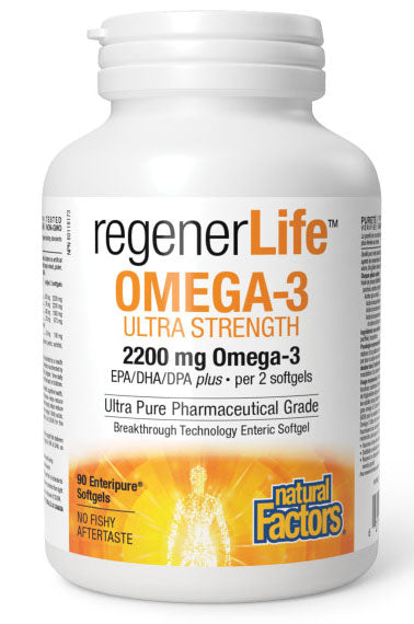 NATURAL FACTORS Regenerlife Omega-3 (90 sgels)