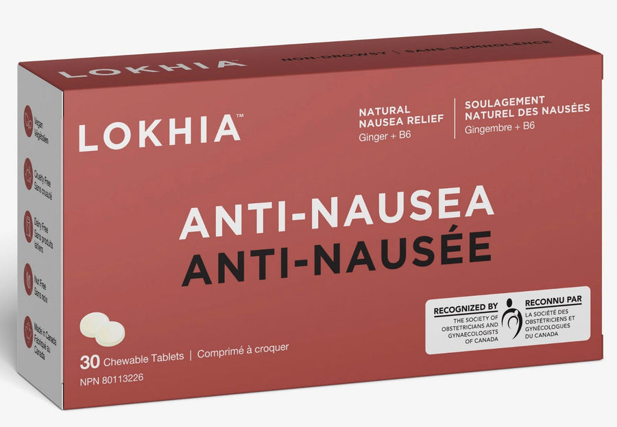 LOKHIA Anti-Nausea (Lemon - 30  Chew Tablets)