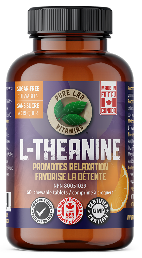 PURE LAB VITAMINS L-Theanine (125 mg)