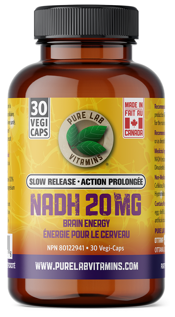 PURE LAB VITAMINS NADH 20MG Slow Release