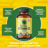 PURE LAB VITAMINS Vegan Vitamin D3 (1000 IU - 240 veg caps)