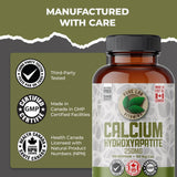 PURE LAB VITAMINS Calcium Hydroxyapatite (250 mg - 120 veg caps)