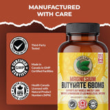 PURE LAB VITAMINS Magnesium Butyrate (120 veg caps)