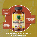 PURE LAB VITAMINS Magnesium Butyrate (120 veg caps)