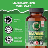 PURE LAB VITAMINS DIM (200 mg	 - 60 veg caps)