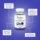 KaLaya Vegan Blueberry Sleep & Relaxation Gummies (60 Gummies)
