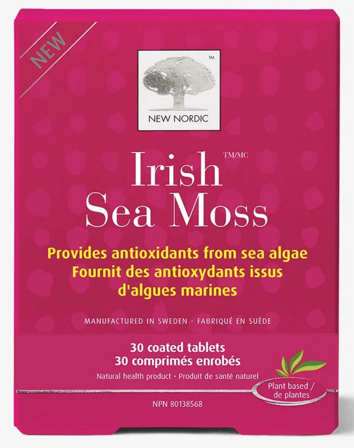 NEW NORDIC Irish Sea Moss 30 Tablets